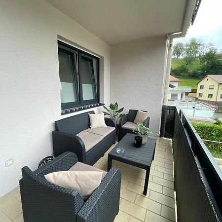Ferienwohnung Am Felsenmeer Lautertal  Buitenkant foto