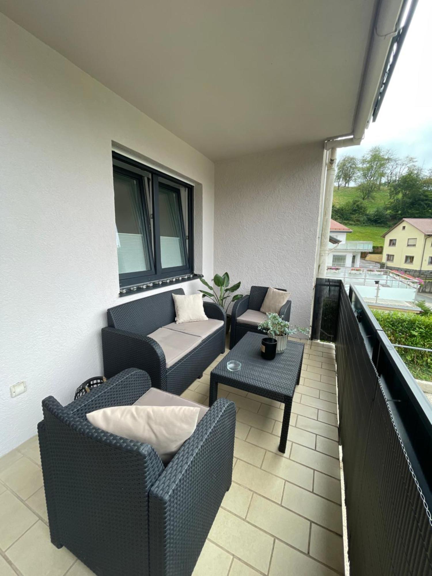 Ferienwohnung Am Felsenmeer Lautertal  Buitenkant foto